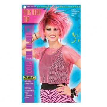 Neon Mesh Top - Pink