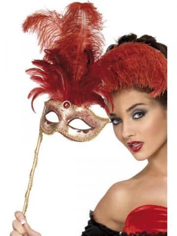 Baroque Fantasy Mask - Red
