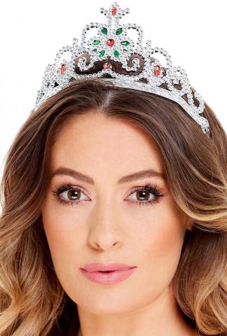 Silver Flower Tiara