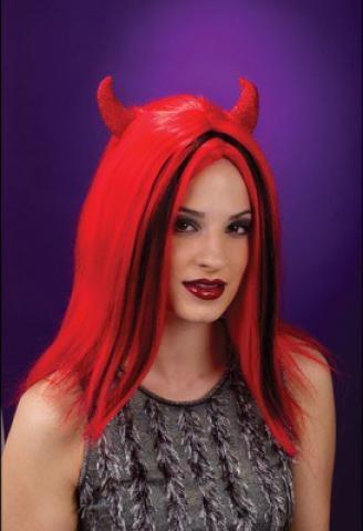 Devil Wig And Horns