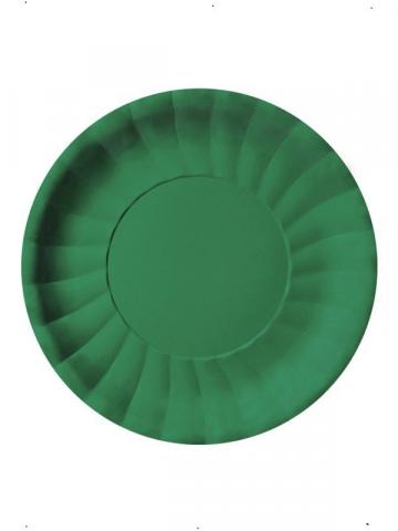 Green Paper Plates