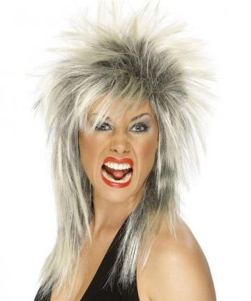 Rock Diva Wig - silver