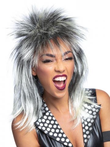 Rock Diva Wig - Blonde/Black