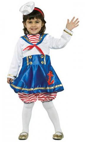 Toddler Sailor Navy Girl