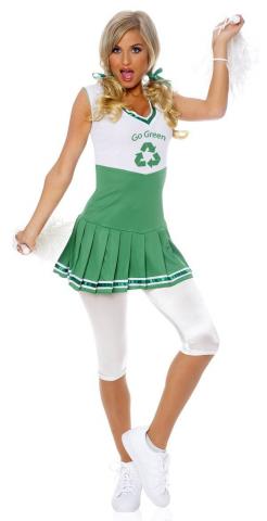 Go Green Cheerleader costume