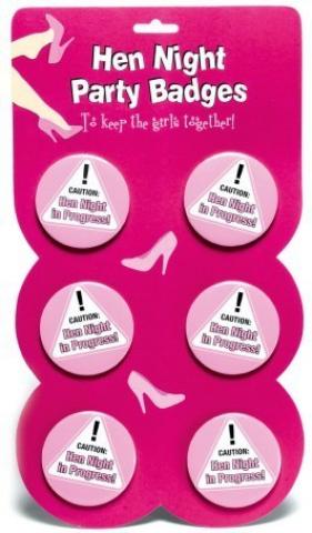Hen Night Party Badges