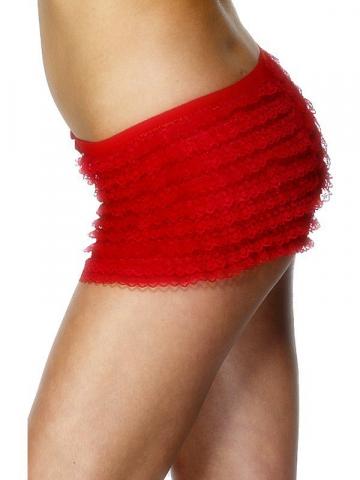Ruffled Panties - Red