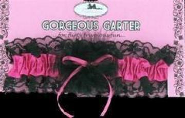 Black and Pink garter