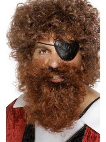 Brown pirate beard