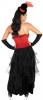 red burlesque dancer costume