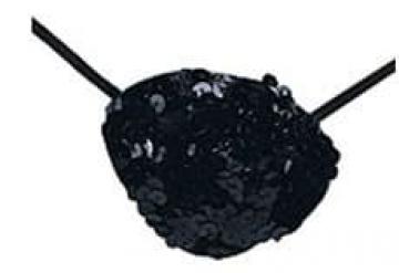 Sequin eye patch