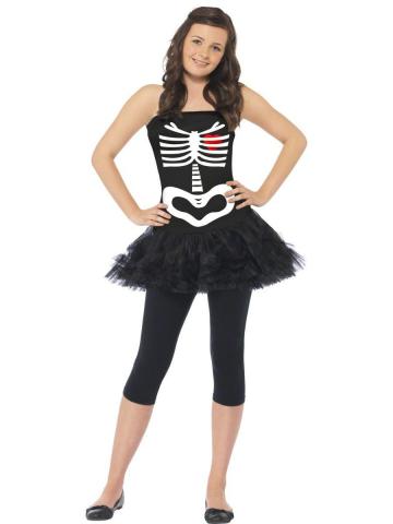 Teen Skeleton Tutu Dress Kids