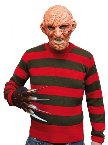 Red and Green Striped Jumper