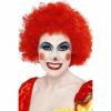 Clown red curly wig