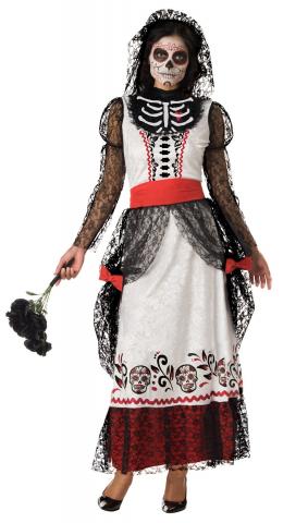 skeleton bride costume