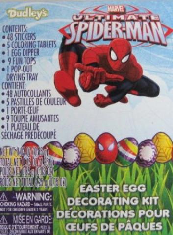Spiderman Easter Egg Decorating