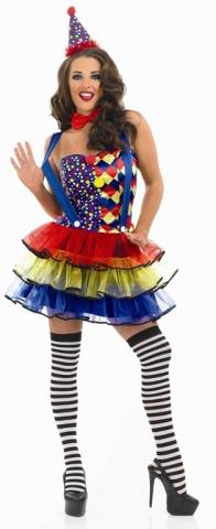 Cutie Clown Costume - Plus Size
