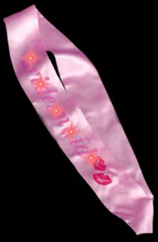 Bridesmaid Flashing Sash