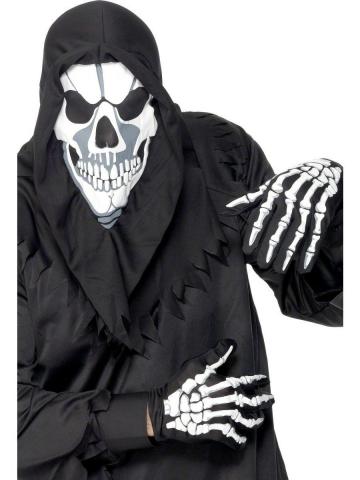 Skull Hood & Gloves
