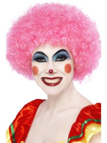 Crazy Clown Wig - Pink