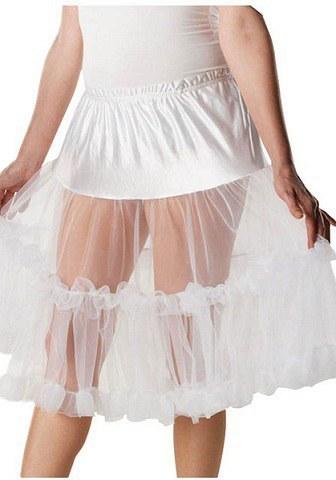 White Adult Petticoat