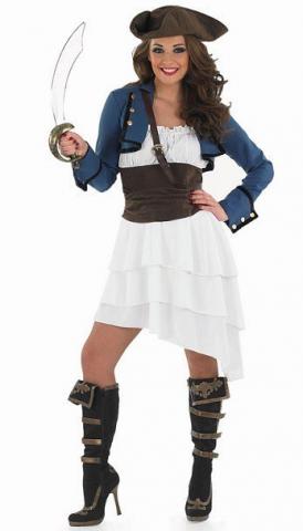 Ra Ra Pirate Girl Ladies Costume