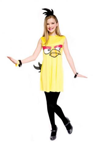 Yellow Angry Bird Children's Costume