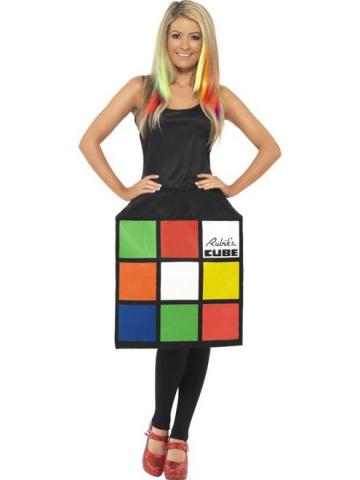 3D Rubik's Cube Ladies Costume