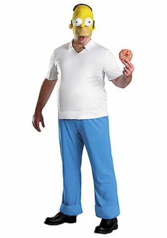 Homer Simpson Men's Costume