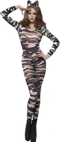 Camouflage Print Bodysuit