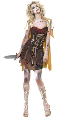 Ladies Zombie Gladiator Costume