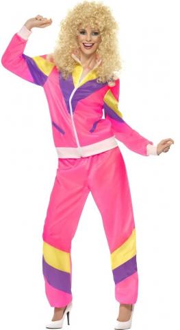 80's Height of Fashion Shell Suit Pink