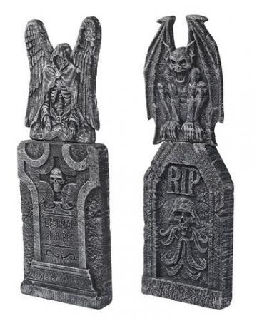 Grey Large Ornate Tomstones