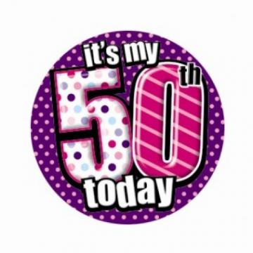 50 Birthday Badge