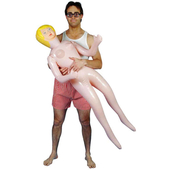 Inoffensive blow up doll - female