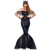 Black Mermaid Fancy Dress