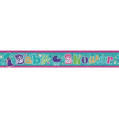 Baby Shower Holographic Foil Banner