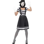 lady mime artist costume