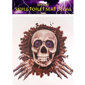 Skull Toilet Seat Decoration