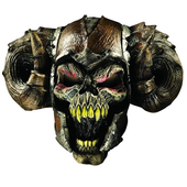 demon warrior latex mask