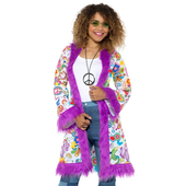 60's groovy hippie coat