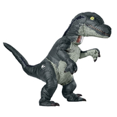 Inflatable Velociraptor Dinosaur Costume