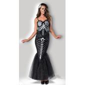 Skeleton Mermaid Costume