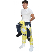 Piggyback Yellow Power Ranger Costume