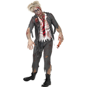 High School Horror Zombie School Boy Costume