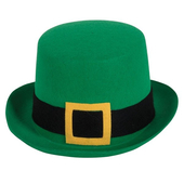 Green Felt Top Hat