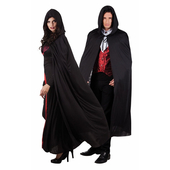Adult Hooded Cape - Black