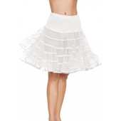 Knee Length Petticoat - White