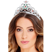 Silver Flower Tiara