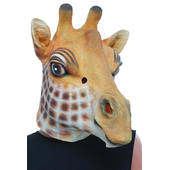 Giraffe Latex Mask
